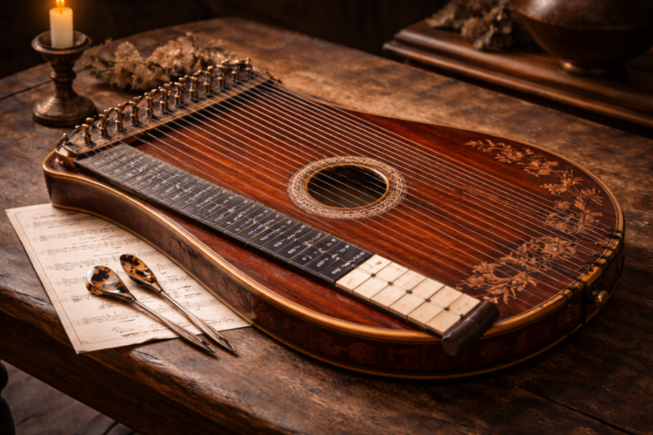 Cítara de nogueira